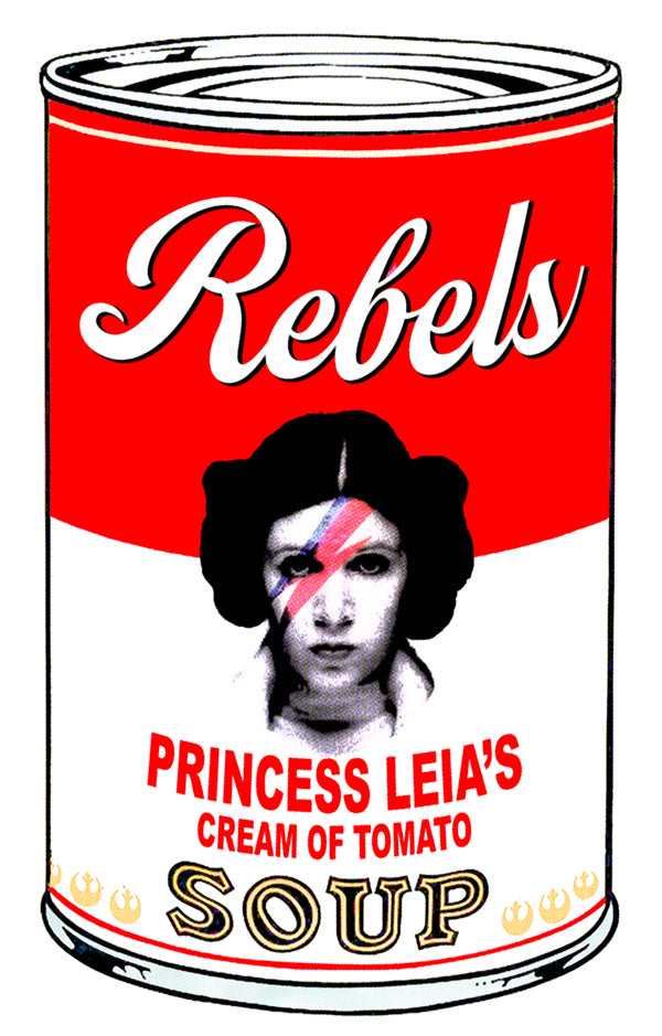 Rebels SOUP CAN Princess leia cream of tomato