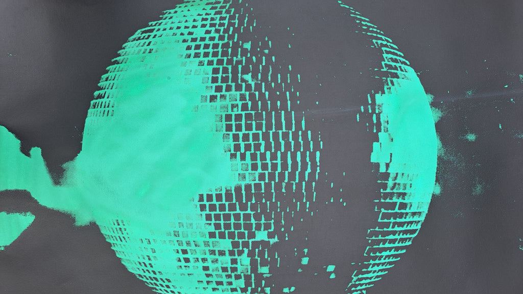 Disco Ball - Bright green XL