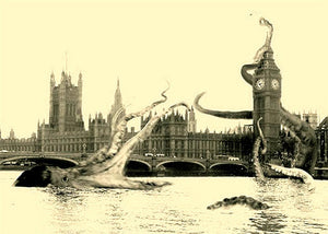 "Gaia Octopus at Westminster" 100 x 75 cm