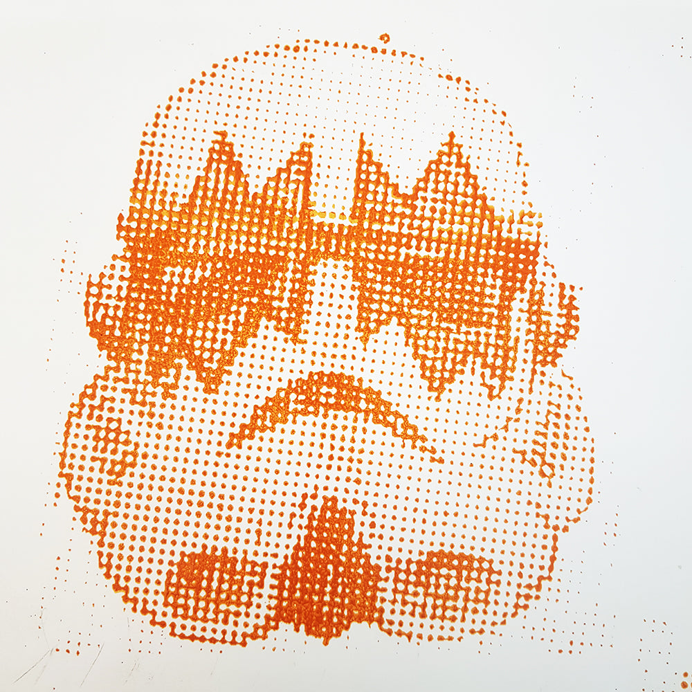 Kiss Storm Trooper Orange Spaceman – Handrechnung